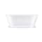 Aqua Eden Pedestal Bathtubs, 65.75 L, 30.5 W, White, Acrylic VTDE663124 - alternate 3